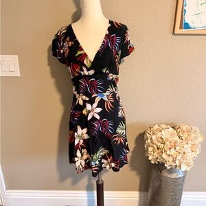 Floral V-Neck Dress
